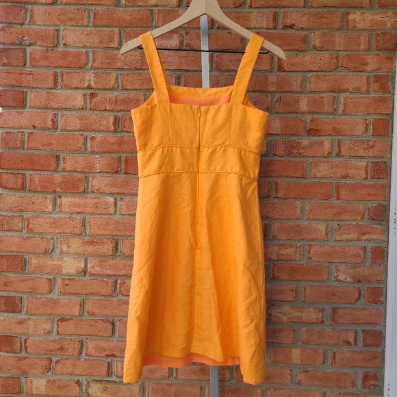 Ann Taylor Square Neck Sheath Dress orange - Picture 4 of 8
